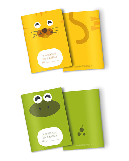 Heen-en-weerboekjes set van 10 stuks