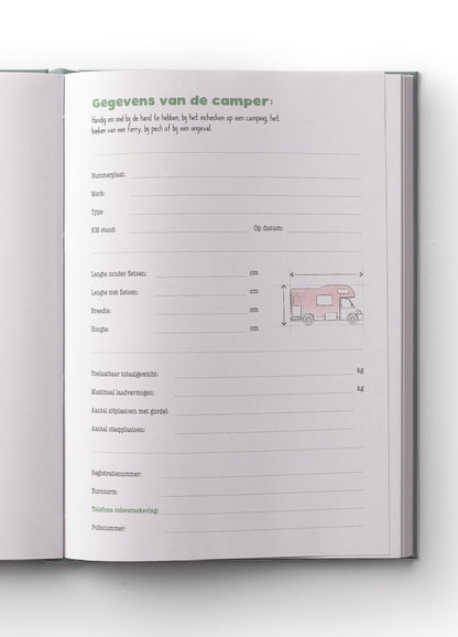 Het leukste camper logboek