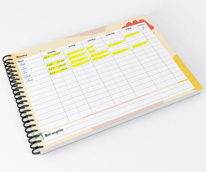 Weekplanner kinderopvang